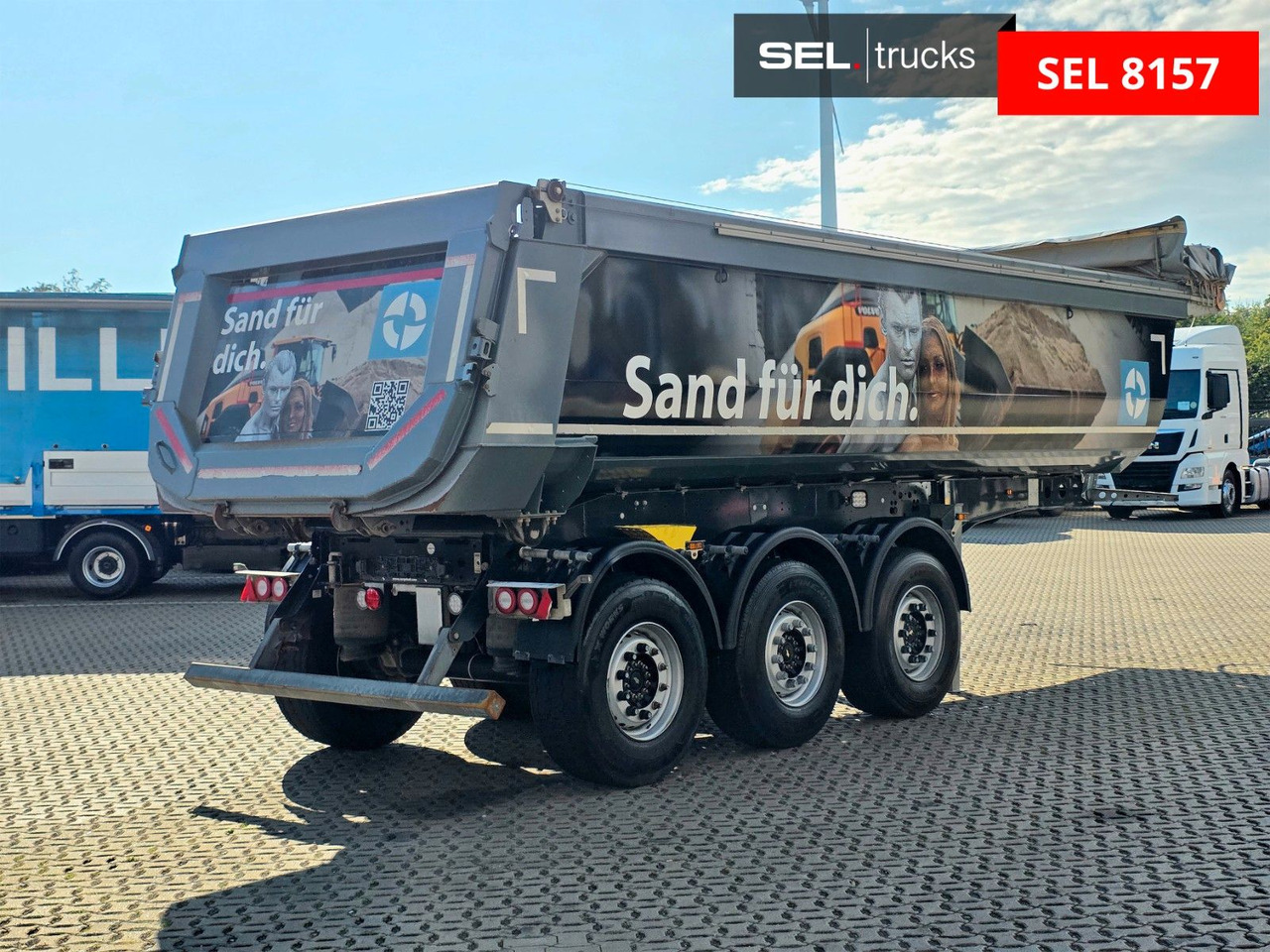 Schmitz Cargobull SKI 24 SL 7.2 / Kipperabdeckung / Liftachse - Самосвал полуремарке: снимка 5 Schmitz Cargobull SKI 24 SL 7.2 / Kipperabdeckung / Liftachse - Самосвал полуремарке: снимка 5