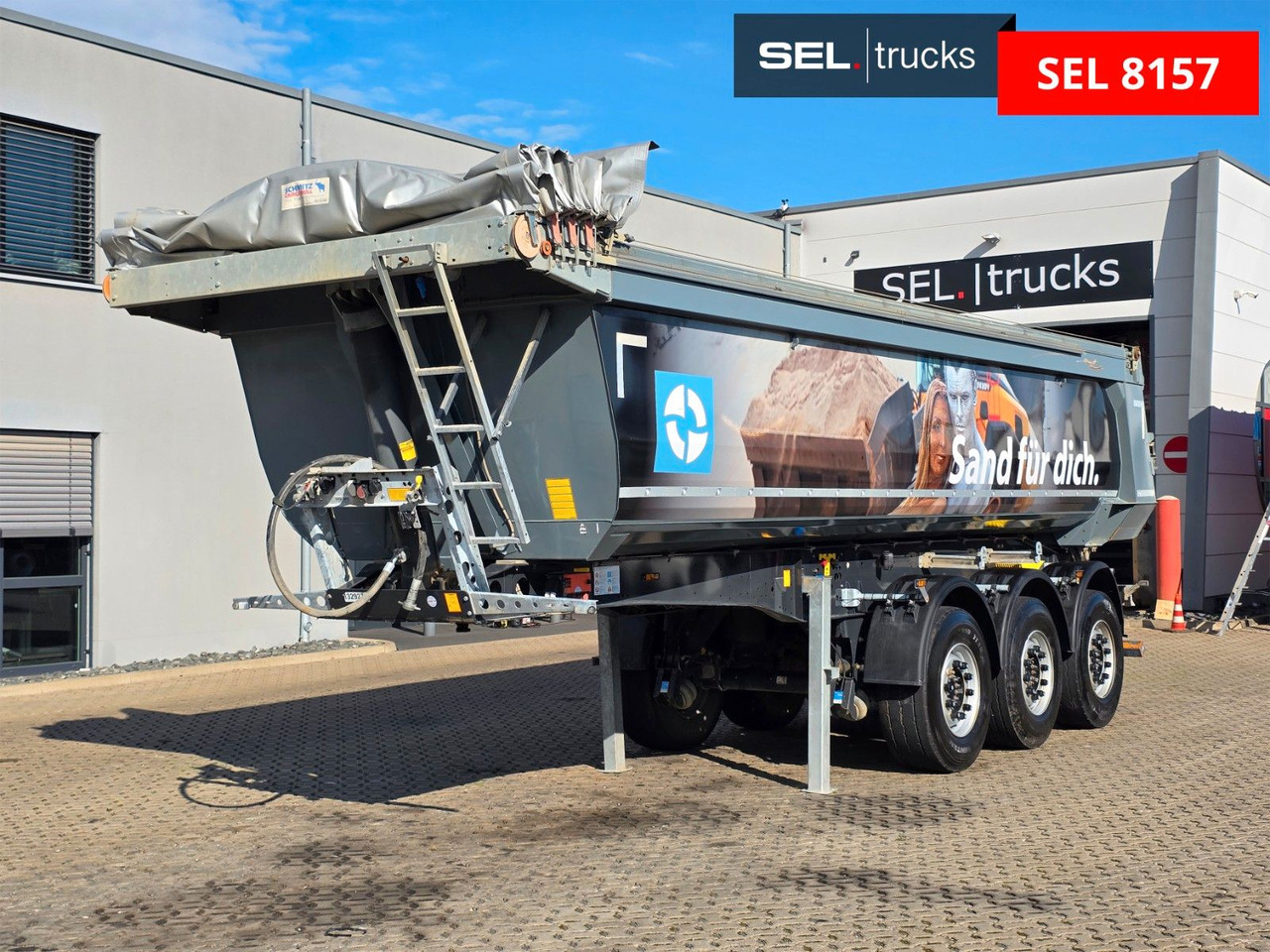 Schmitz Cargobull SKI 24 SL 7.2 / Kipperabdeckung / Liftachse - Самосвал полуремарке: снимка 1 Schmitz Cargobull SKI 24 SL 7.2 / Kipperabdeckung / Liftachse - Самосвал полуремарке: снимка 1