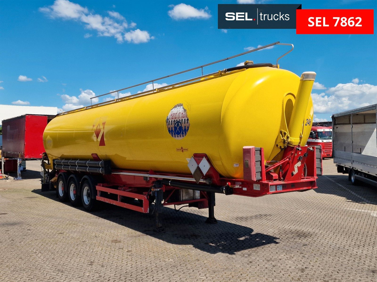 Spitzer SK2766CAL GGVS / Kippsilo / Alu / ADR AT / 66m³ - Цистерна за насипни товари: снимка 3 Spitzer SK2766CAL GGVS / Kippsilo / Alu / ADR AT / 66m³ - Цистерна за насипни товари: снимка 3