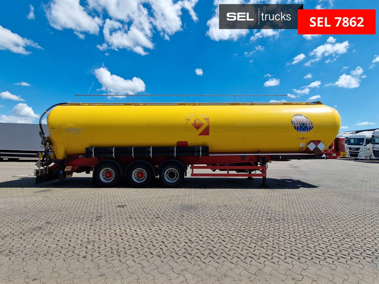 Spitzer SK2766CAL GGVS / Kippsilo / Alu / ADR AT / 66m³ - Цистерна за насипни товари: снимка 4 Spitzer SK2766CAL GGVS / Kippsilo / Alu / ADR AT / 66m³ - Цистерна за насипни товари: снимка 4