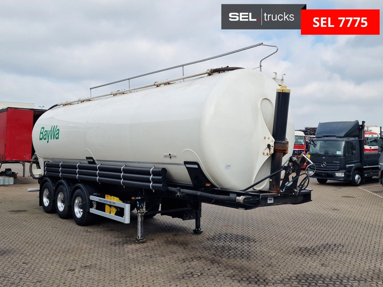 Spitzer SKS 27 / Kippsilo / 53.000 l / Liftachse - Цистерна за насипни товари: снимка 3 Spitzer SKS 27 / Kippsilo / 53.000 l / Liftachse - Цистерна за насипни товари: снимка 3