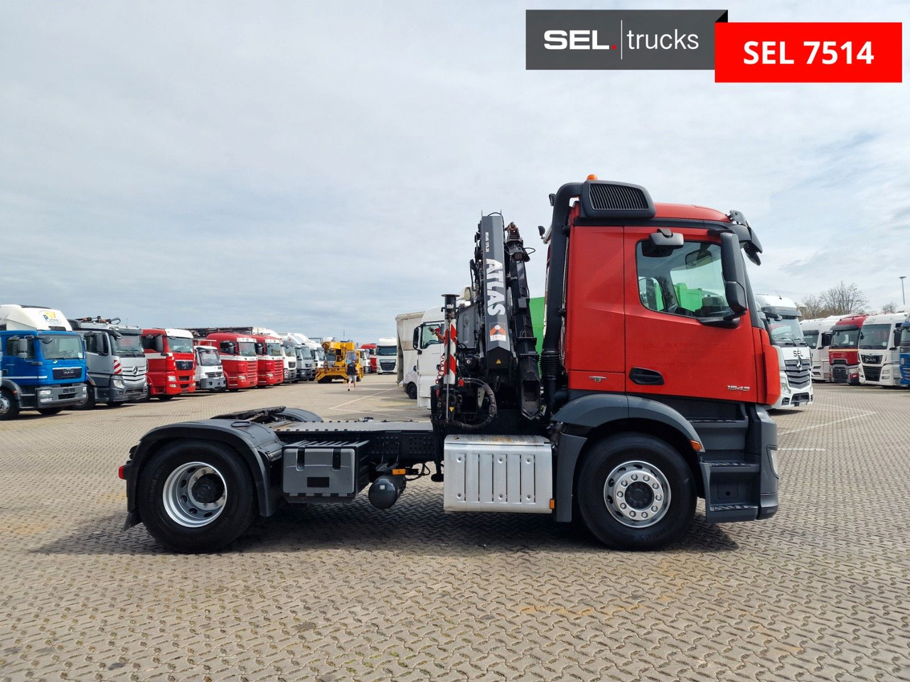 Mercedes-Benz Antos 1843 / Atlas 172.3E-A4 / KRAN - Влекач: снимка 5 Mercedes-Benz Antos 1843 / Atlas 172.3E-A4 / KRAN - Влекач: снимка 5