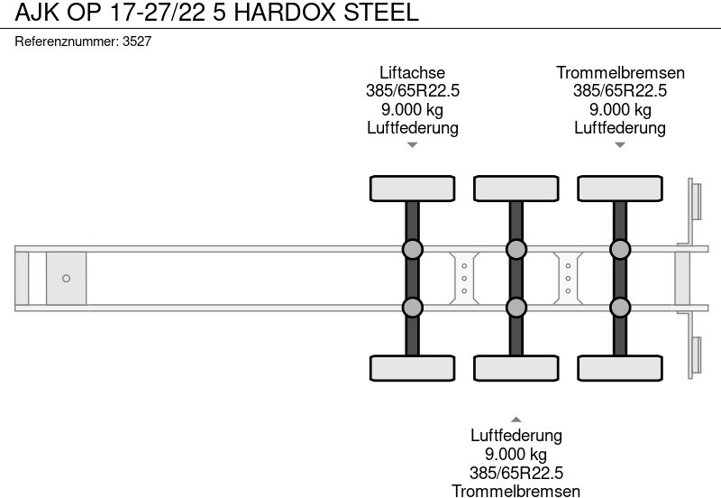 Лизинг на AJK OP 17-27/22 5 HARDOX STEEL AJK OP 17-27/22 5 HARDOX STEEL: снимка 13
