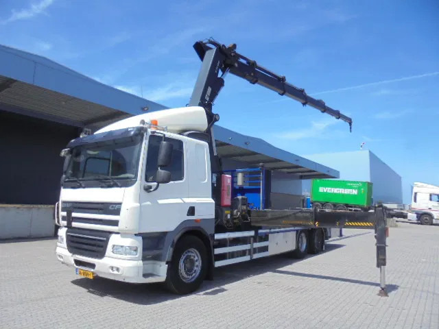 DAF CF 85 360 6X2 HIAB 477/5 NL TRUCK - Бордови камион, Камион с кран: снимка 1 DAF CF 85 360 6X2 HIAB 477/5 NL TRUCK - Бордови камион, Камион с кран: снимка 1