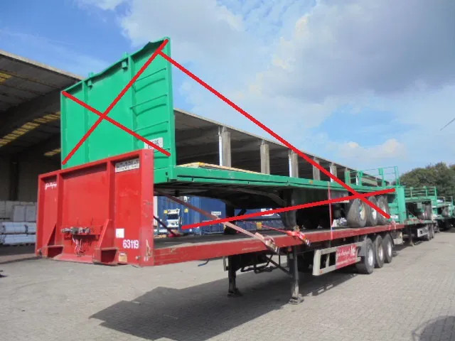 Fruehauf ONCR 39-327 A - Бордово полуремарке/ Платформа: снимка 1 Fruehauf ONCR 39-327 A - Бордово полуремарке/ Платформа: снимка 1