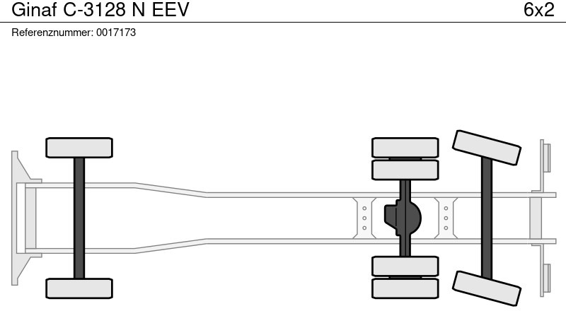 Боклукчийска кола Ginaf C-3128 N EEV: снимка 20