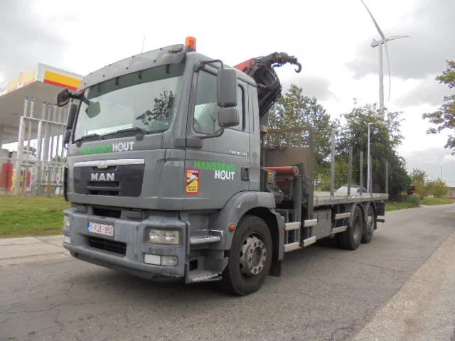 MAN TGM 340 6X2 GESTUURD - Камион с кран: снимка 1 MAN TGM 340 6X2 GESTUURD - Камион с кран: снимка 1