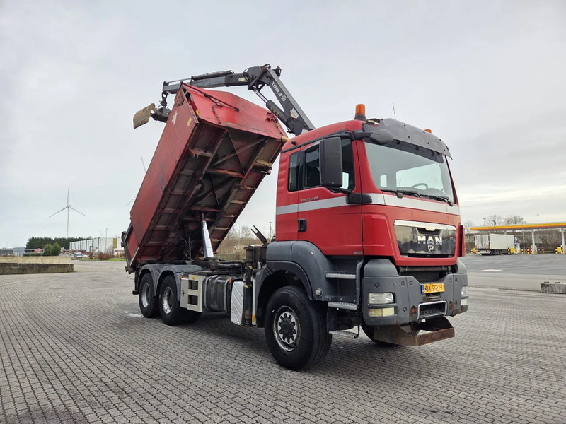 MAN TGS 26.400 6X6 + TIRRE 181 TUV 09-26 - Самосвал камион, Камион с кран: снимка 3 MAN TGS 26.400 6X6 + TIRRE 181 TUV 09-26 - Самосвал камион, Камион с кран: снимка 3