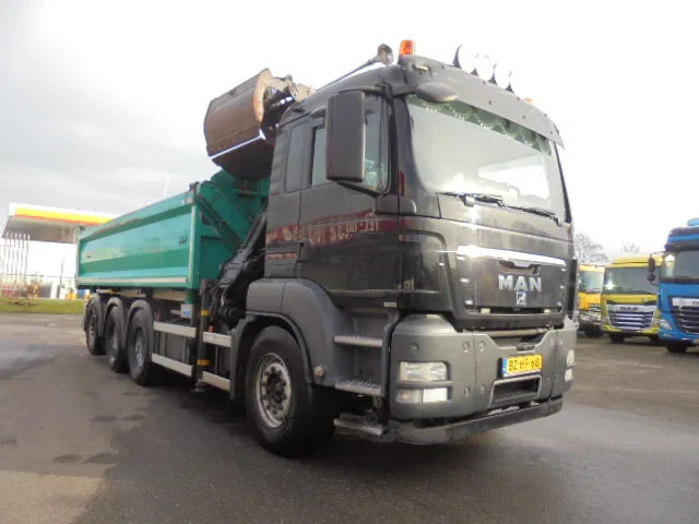 MAN TGS 35.440 8X4 TRIPLE NL TRUCK - Самосвал камион, Камион с кран: снимка 2 MAN TGS 35.440 8X4 TRIPLE NL TRUCK - Самосвал камион, Камион с кран: снимка 2