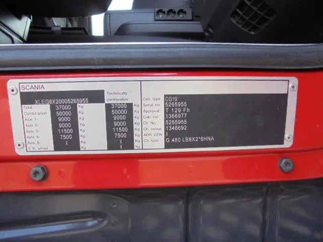 Лизинг на Scania 8X2 RETARDER Scania 8X2 RETARDER: снимка 19