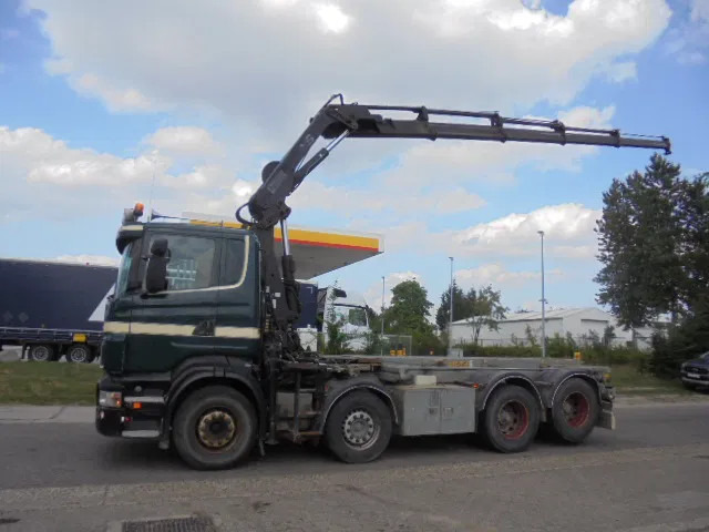 Scania R420 LB 8X2 LIFTAS - Камион с кабелна система, Камион с кран: снимка 1 Scania R420 LB 8X2 LIFTAS - Камион с кабелна система, Камион с кран: снимка 1