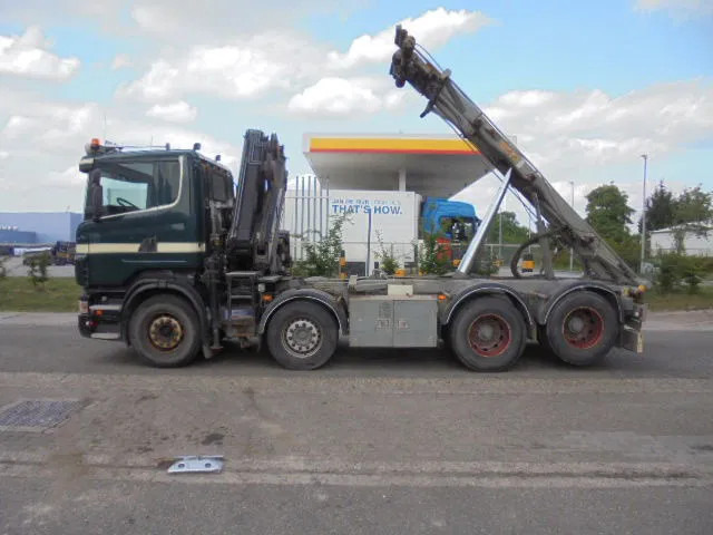Scania R420 LB 8X2 LIFTAS - Камион с кабелна система, Камион с кран: снимка 4 Scania R420 LB 8X2 LIFTAS - Камион с кабелна система, Камион с кран: снимка 4
