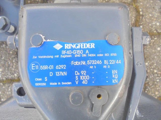 Съединител и части за Камион VBG RINGFEDER /ROCKINGER: снимка 7