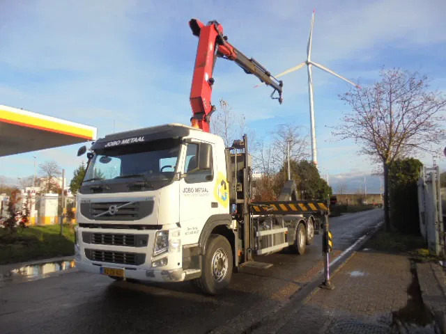 Volvo FM 370 EEV - Камион с кабелна система, Камион с кран: снимка 1 Volvo FM 370 EEV - Камион с кабелна система, Камион с кран: снимка 1