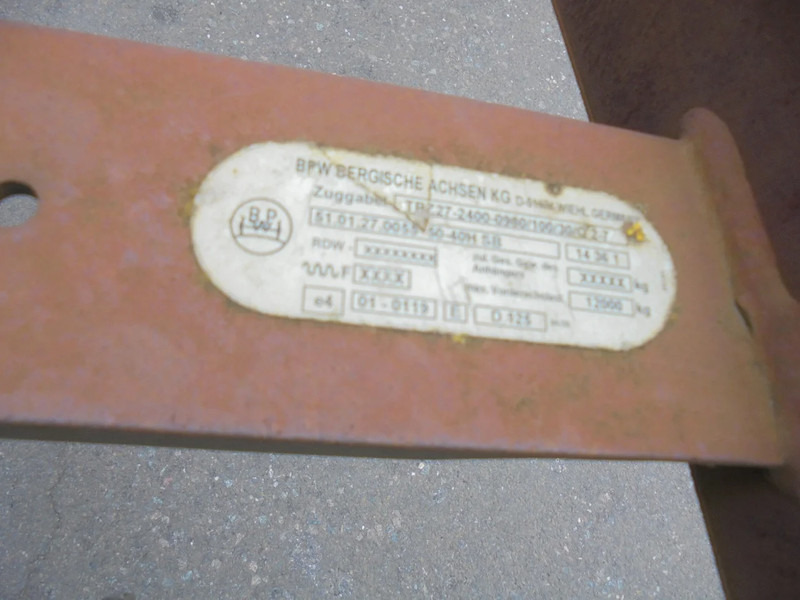 Бордово ремарке/ Платформа WAF JF 9820: снимка 9