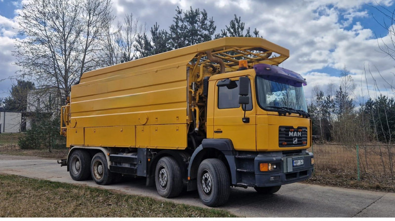 MAN 35.464 channel cleaner, 8x4 full spring, manual - Каналопочистваща машина: снимка 2 MAN 35.464 channel cleaner, 8x4 full spring, manual - Каналопочистваща машина: снимка 2