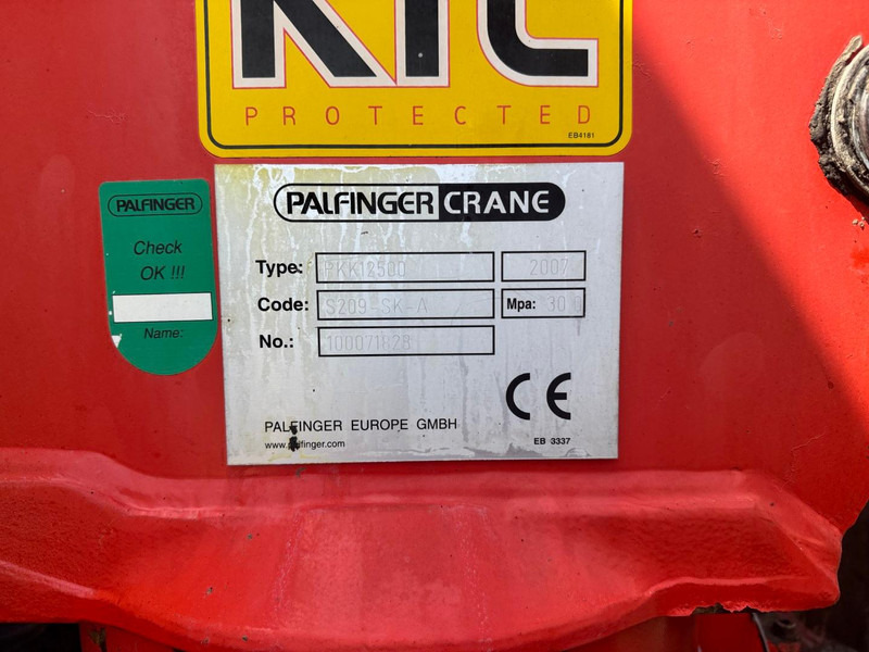 Кран за камион за Камион Palfinger PK 12500: снимка 6