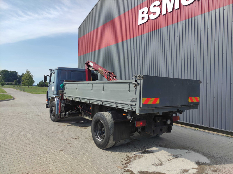 Самосвал камион, Камион с кран Scania 113.320 dump truck: снимка 10