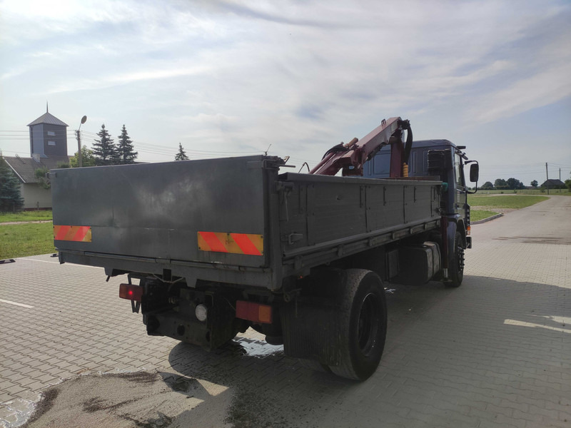 Самосвал камион, Камион с кран Scania 113.320 dump truck: снимка 9