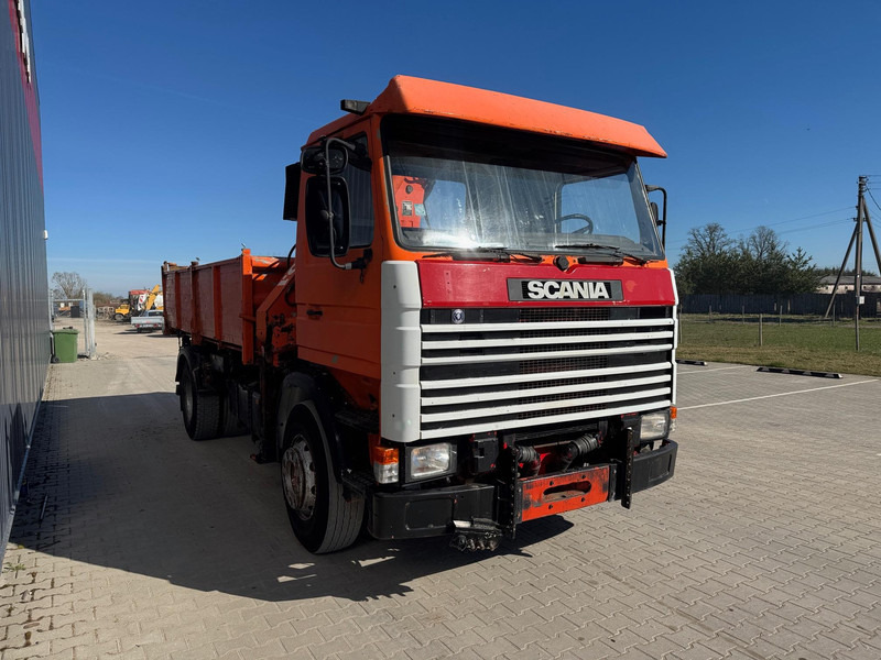 Scania R113H 320 - Самосвал камион, Камион с кран: снимка 2 Scania R113H 320 - Самосвал камион, Камион с кран: снимка 2