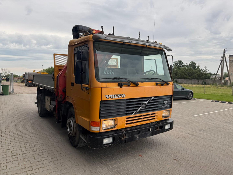Volvo FL 10 + Palfinger PK 105 B - 3 - Самосвал камион, Камион с кран: снимка 2 Volvo FL 10 + Palfinger PK 105 B - 3 - Самосвал камион, Камион с кран: снимка 2