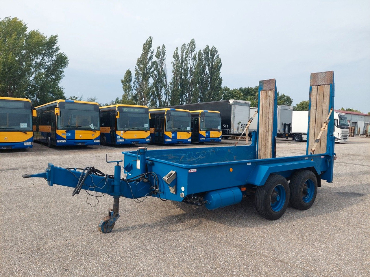 Fliegl TTS 89 W09 - Нискорамна площадка ремарке: снимка 1 Fliegl TTS 89 W09 - Нискорамна площадка ремарке: снимка 1