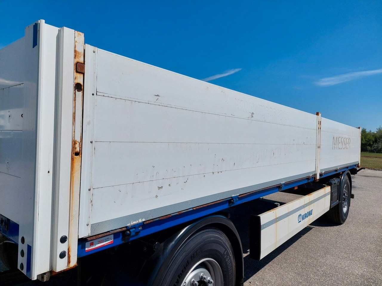 Krone AZW 18 Baustoffanhänger - Бордово ремарке/ Платформа: снимка 5 Krone AZW 18 Baustoffanhänger - Бордово ремарке/ Платформа: снимка 5