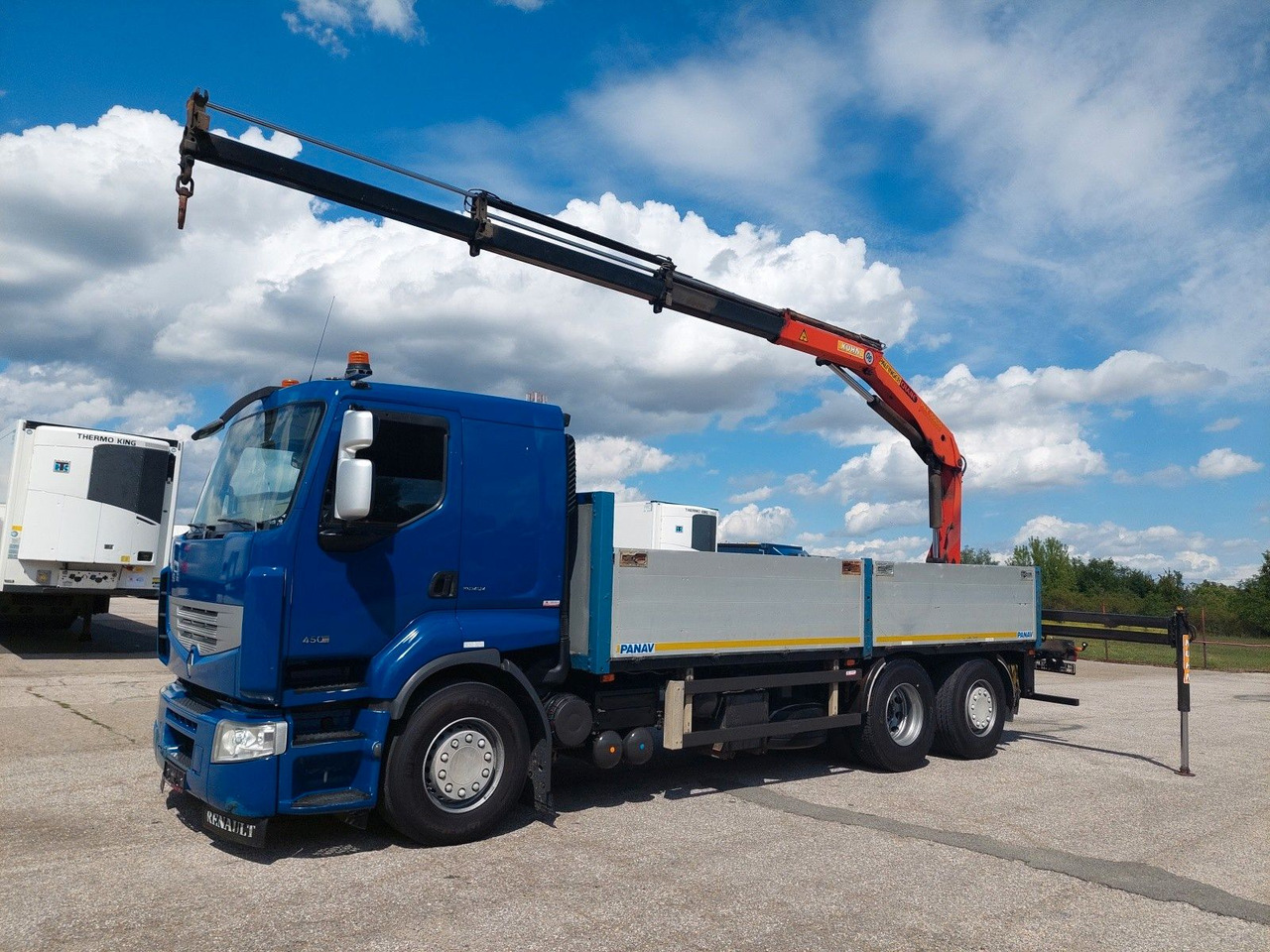Renault Premium DXI R450.26 HR Palfinger PK 15.500 - Бордови камион, Камион с кран: снимка 1 Renault Premium DXI R450.26 HR Palfinger PK 15.500 - Бордови камион, Камион с кран: снимка 1