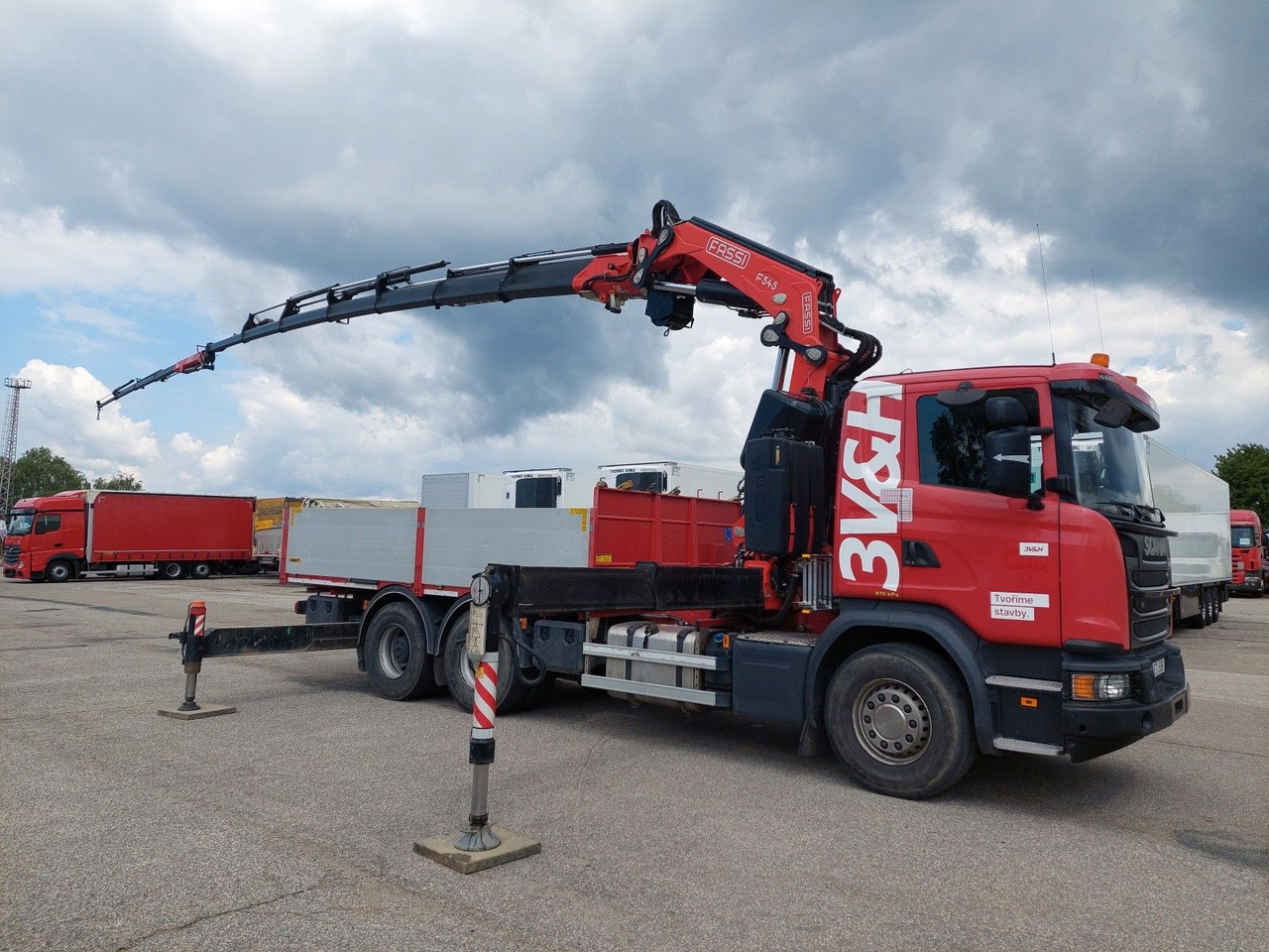 Scania G 410LB 6x4 HNA + Kran Fassi F545RA.2.27 FLY-JIB - Бордови камион, Камион с кран: снимка 2 Scania G 410LB 6x4 HNA + Kran Fassi F545RA.2.27 FLY-JIB - Бордови камион, Камион с кран: снимка 2