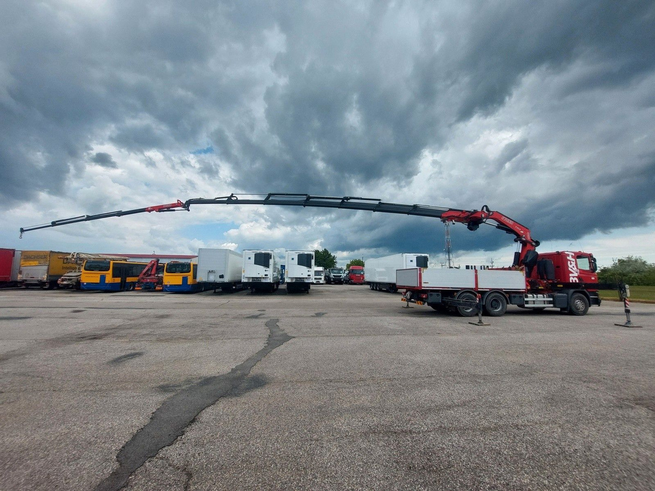 Scania G 410LB 6x4 HNA + Kran Fassi F545RA.2.27 FLY-JIB - Бордови камион, Камион с кран: снимка 4 Scania G 410LB 6x4 HNA + Kran Fassi F545RA.2.27 FLY-JIB - Бордови камион, Камион с кран: снимка 4