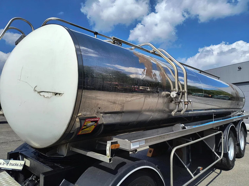 Ремарке цистерна За превоз на мляко ETA 16500L INSULATED INOX TANK - 1 COMP: снимка 10
