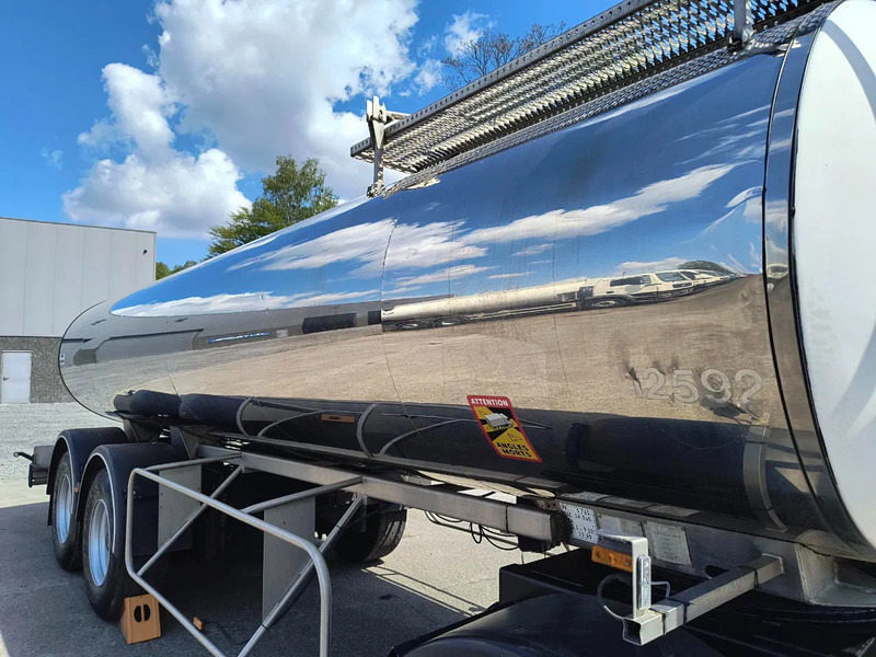 Ремарке цистерна За превоз на мляко ETA 16500L INSULATED INOX TANK - 1 COMP: снимка 9