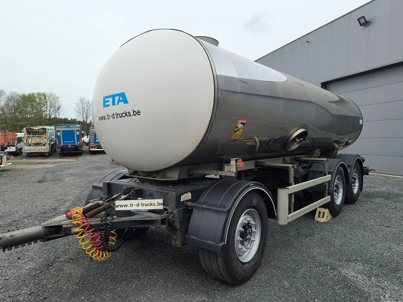 ETA INSULATED INOX TANK 16500L - Ремарке цистерна: снимка 1 ETA INSULATED INOX TANK 16500L - Ремарке цистерна: снимка 1