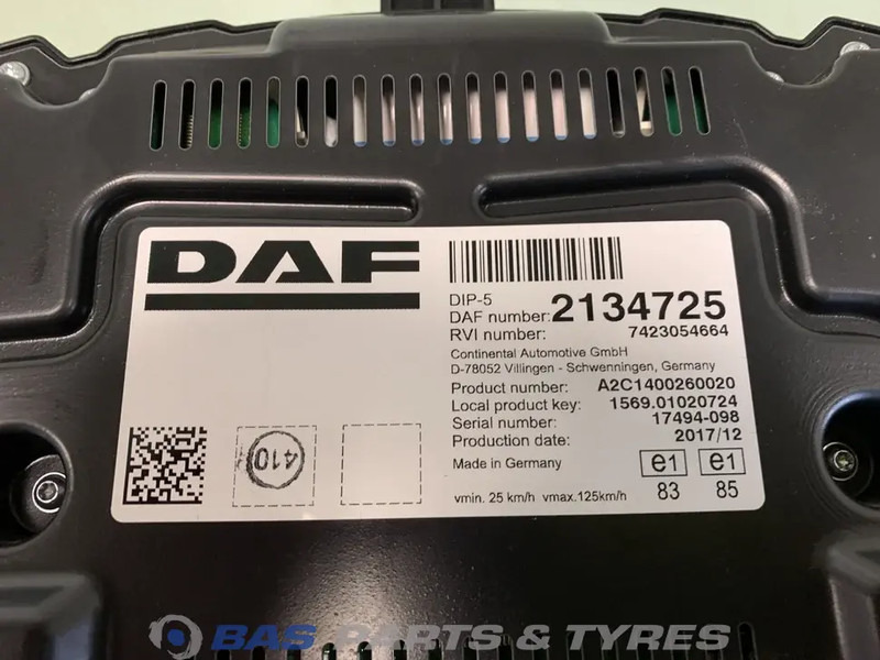 DAF LF Euro 6 - Табло за Камион: снимка 3 DAF LF Euro 6 - Табло за Камион: снимка 3