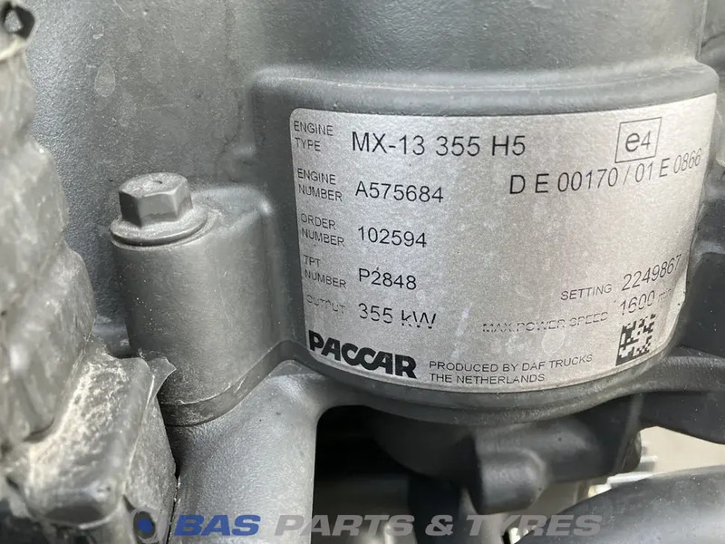 DAF XG Motor DAF MX13 355 H5 2304398 - Двигател за Камион: снимка 5 DAF XG Motor DAF MX13 355 H5 2304398 - Двигател за Камион: снимка 5
