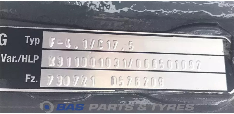 Mercedes-Benz Mercedes F-4.1/C17.5 Vooras A 972 331 12 01 - Предна ос за Камион: снимка 4 Mercedes-Benz Mercedes F-4.1/C17.5 Vooras A 972 331 12 01 - Предна ос за Камион: снимка 4