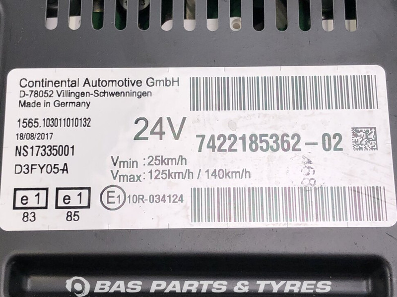 Renault D-Serie Instrumentenpaneel Renault 7421929649 - Табло за Камион: снимка 3 Renault D-Serie Instrumentenpaneel Renault 7421929649 - Табло за Камион: снимка 3
