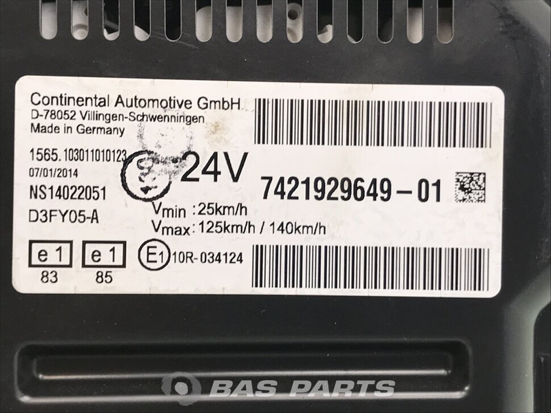 Renault D-Serie Instrumentenpaneel Renault 7421929649 - Табло за Камион: снимка 3 Renault D-Serie Instrumentenpaneel Renault 7421929649 - Табло за Камион: снимка 3
