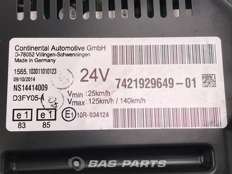 Renault D-Serie Instrumentenpaneel Renault 7421929649 - Табло за Камион: снимка 3 Renault D-Serie Instrumentenpaneel Renault 7421929649 - Табло за Камион: снимка 3