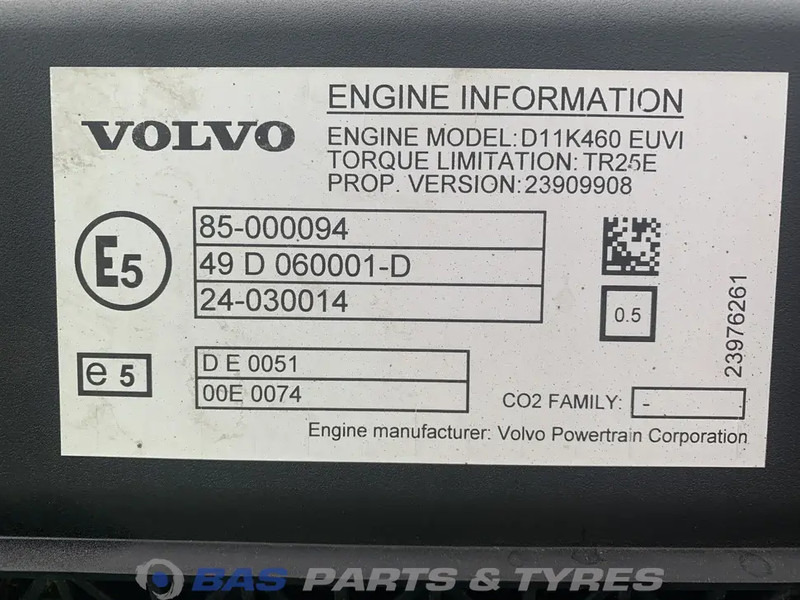 Volvo FM5 Motor Volvo D11K 460 K5 22611917 - Двигател за Камион: снимка 5 Volvo FM5 Motor Volvo D11K 460 K5 22611917 - Двигател за Камион: снимка 5