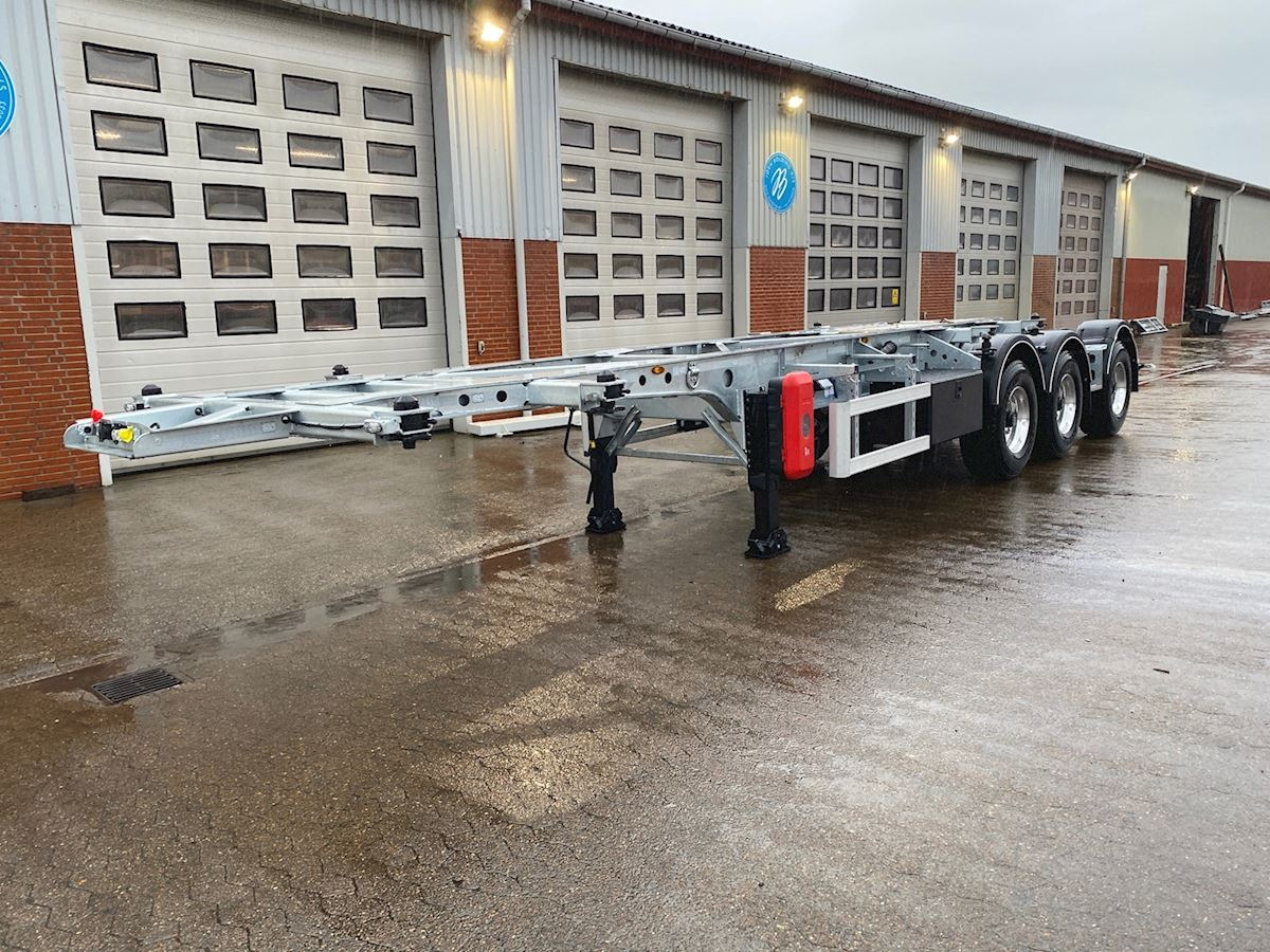 Контейнеровоз/ Сменна каросерия полуремарке B-XL 20" link chassis: снимка 1
