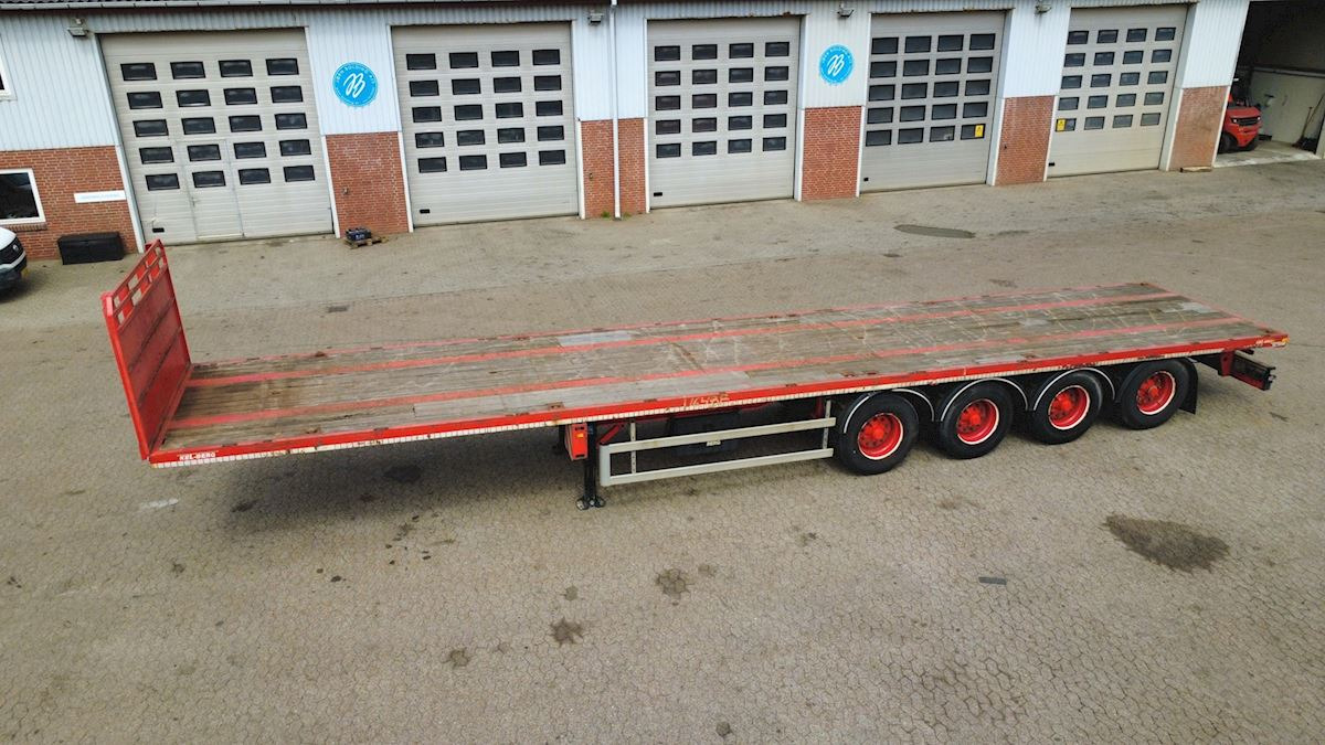 Kel-Berg S600 - Бордово полуремарке/ Платформа: снимка 1 Kel-Berg S600 - Бордово полуремарке/ Платформа: снимка 1