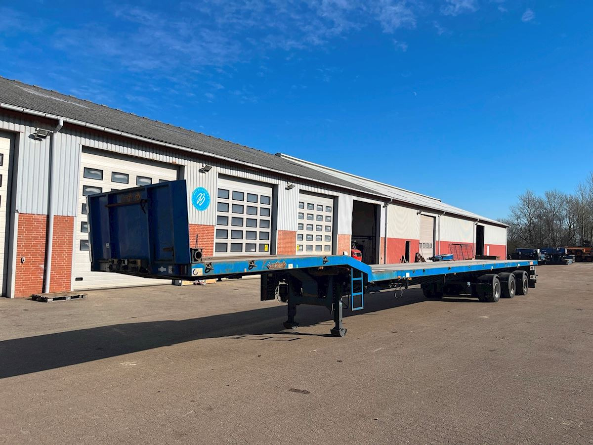 Nooteboom  - Нискорамна площадка полуремарке: снимка 1 Nooteboom  - Нискорамна площадка полуремарке: снимка 1