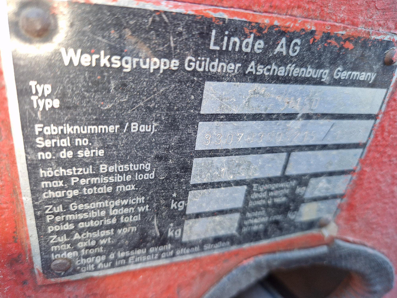Linde H15D - Мотокар: снимка 5 Linde H15D - Мотокар: снимка 5