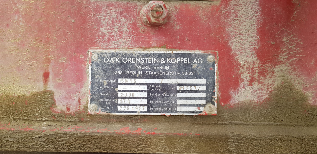 O&K RH16 S/N: 91257 - Верижен багер: снимка 3 O&K RH16 S/N: 91257 - Верижен багер: снимка 3