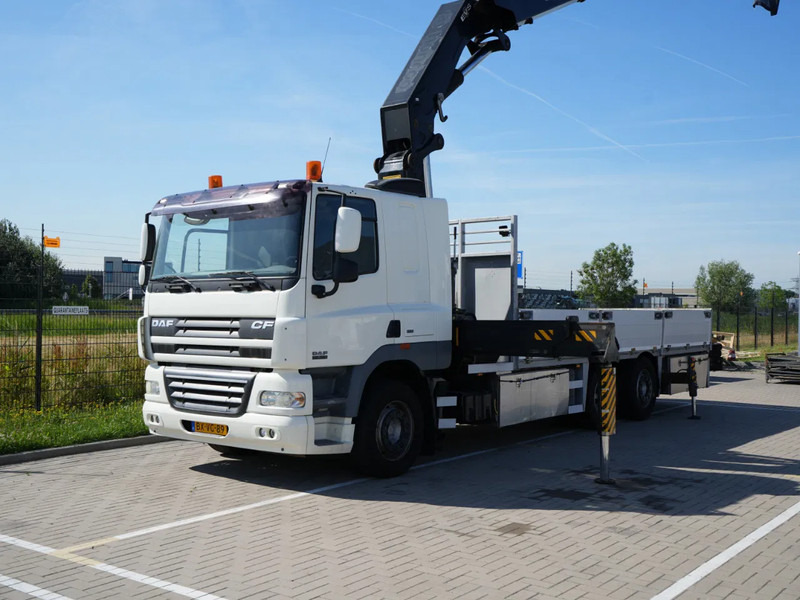 DAF CF 85 FAN Kraanwagen met bak, 47 t. HMF kraan - Камион с кран: снимка 1 DAF CF 85 FAN Kraanwagen met bak, 47 t. HMF kraan - Камион с кран: снимка 1