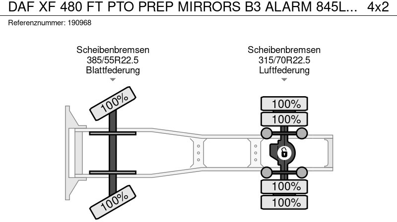 DAF XF 480 FT PTO PREP MIRRORS B3 ALARM 845L TANK - COMING SOON - Влекач: снимка 2 DAF XF 480 FT PTO PREP MIRRORS B3 ALARM 845L TANK - COMING SOON - Влекач: снимка 2