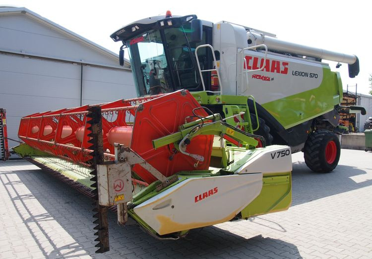 Kombajn zbożawy Claas Lexon 570 Kombajn zbożowy CLAAS LEXION 570+ heder VARIO 7,5m - Зърнокомбайн: снимка 2 Kombajn zbożawy Claas Lexon 570 Kombajn zbożowy CLAAS LEXION 570+ heder VARIO 7,5m - Зърнокомбайн: снимка 2