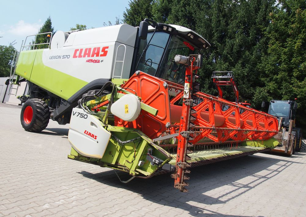 Kombajn zbożawy Claas Lexon 570 Kombajn zbożowy CLAAS LEXION 570+ heder VARIO 7,5m - Зърнокомбайн: снимка 3 Kombajn zbożawy Claas Lexon 570 Kombajn zbożowy CLAAS LEXION 570+ heder VARIO 7,5m - Зърнокомбайн: снимка 3