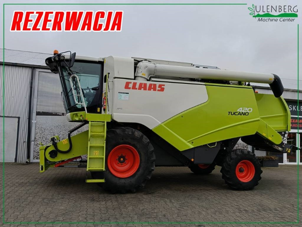 Claas Tucano 420 - Зърнокомбайн: снимка 1 Claas Tucano 420 - Зърнокомбайн: снимка 1